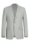 Western Sport Coat - Western Blazer Mens Two Button Slim Fit Sport Coat Blazer in Light Grey Ash Windowpane Plaid