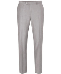 Classic Solid Textured Light Grey Suit with Vest