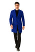 Royal Blue Peacoat - Mens Royal Blue Peacoat