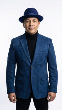 Mens Fashion Sport Coat - Micro Suede