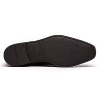 Zelli Enzo Classic Cap Toe Dress Shoes in Chestnut Calfskin Leather