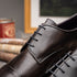 Zelli Enzo Classic Cap Toe Dress Shoes Crafted in Grey Calfskin