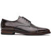 Zelli Enzo Classic Cap Toe Dress Shoes Crafted in Grey Calfskin