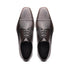 Zelli Enzo Classic Cap Toe Dress Shoes Crafted in Grey Calfskin