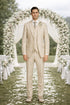 Enzo White, Khaki or Blue Linen Suits/ Free Shipping