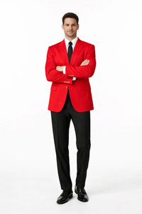 Executive Apparel Ultralux Men's Red Blazer Jacket