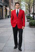 Executive Apparel Ultralux Men's Red Blazer Jacket
