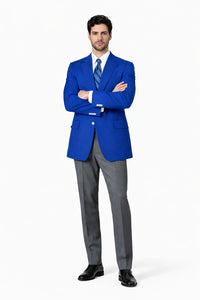 Executive Apparel Ultralux Men's Royal Blue Blazer Jacket