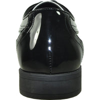 Bravo Mens 1920's Gangster Wingtip Dress Shoe in Black and White