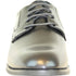 Bravo Mens Plain Round Toe Oxford Dress Shoe in Black
