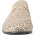 Bravo Mens Modern Glitter Sequin Prom Tuxedo Buckle Loafer in Gold - Men's Dress Shoes
