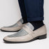Marco_Di_Milano Fangio Gray Leather Loafers