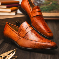 Marco_Di_Milano Fangio Cognac Leather Luxury Shoe