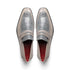 Marco_Di_Milano Fangio Gray Leather Loafers