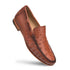 Mens Mezlan Rollini Ostrich Quill  Dress Shoe Loafer in Black