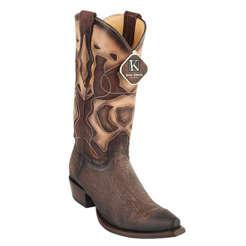 King Exotic Men's Shark Snip Toe Western Boots