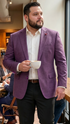 Mauve Blazer Mens Sport Coat