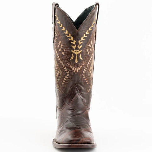 Ferrini Jesse Men's Print Alligator Boots Handcrafted Chocolate 4359309