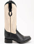 Ferrini Men's Blaze Leather Narrow Square Toe Boots Handcrafted - Black