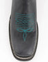 Ferrini Men's Blaze Leather Square Toe Boots Handcrafted - Black