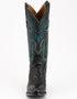 Ferrini Men's Colt Full Quill Ostrich Boots Handcrafted - Black