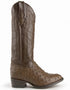 Ferrini Men's Colt Full Quill Ostrich Boots Handcrafted - Kango Brown