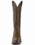 Ferrini Men's Colt Full Quill Ostrich Boots Handcrafted - Kango Brown