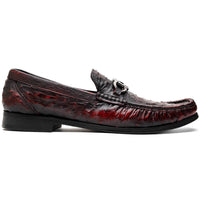 Marco Di Milano Ferrioni Black Cherry Leather Loafers