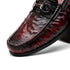 Marco Di Milano Ferrioni Black Cherry Leather Loafers