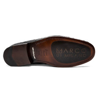 Marco Di Milano Ferrioni Black Leather Luxury Shoe