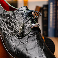 Marco_Di_Milano Fitipaldi Olive Leather Shoe
