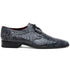 Marco Di Milano Fitipaldi Rustic Gray Leather Shoes