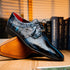 Marco Di Milano Fitipaldi: Rustic Navy Leather Loafers