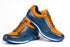 Belvedere  Flash Men's Shoes Blue Safari & Almond Exotic Ostrich / Calf-skin Leather Casual Sneakers