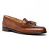 Zelli Franco Cognac Lizard Tassel Loafer with Classic Apron Toe