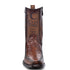 Honey Ostrich Zipper Boot