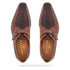 Mezlan Men's Genuine Full Quill Ostrich Leg Monk Brown  Strap Shoes