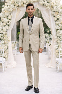 Galante Uomo Made in Italy Beige Suit