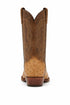 Dan Post Men's Gehrig Full Quill Ostrich Round Toe Boots - Saddle