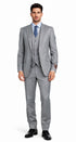 Giorgio Fiorelli Grey Two-Button Suit + Vest