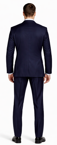 Giorgio Fiorelli Navy and Gray Two-Button Suit