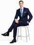 Giorgio Fiorelli Navy and Gray Two-Button Suit