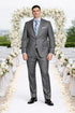 Giorgio Fiorelli Navy and Gray Two-Button Suit