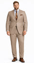 Giorgio Fiorelli Two-Button Suit in Burgundy, Camel, Beige