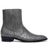 Marco Di Milano Giorgio Serpentine Gray Leather Luxury Shoe