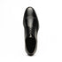 Zelli Giovanni Black Cap Toe Brogues with Textured Finish