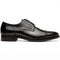 Zelli Giovanni Black Cap Toe Brogues with Textured Finish