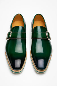 Carrucci Gorgeous Patent Leather Monkstrap Slip on