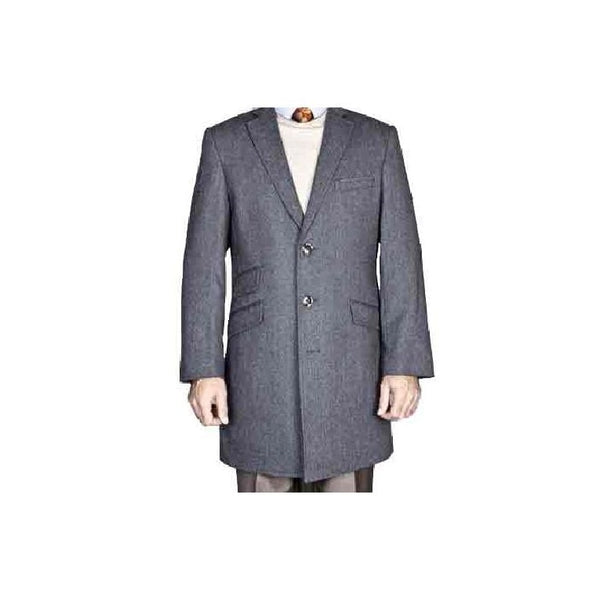 Mens Dress Coat herringbone coat Gray Tweed Wool Blend - Cashmere Topcoat - Mens Cashmere Overcoat - Cashmere Coat