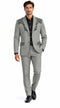 Men's Suede Cowboy Blazer Ultra Slim Fit LAM-516 in Color Gray